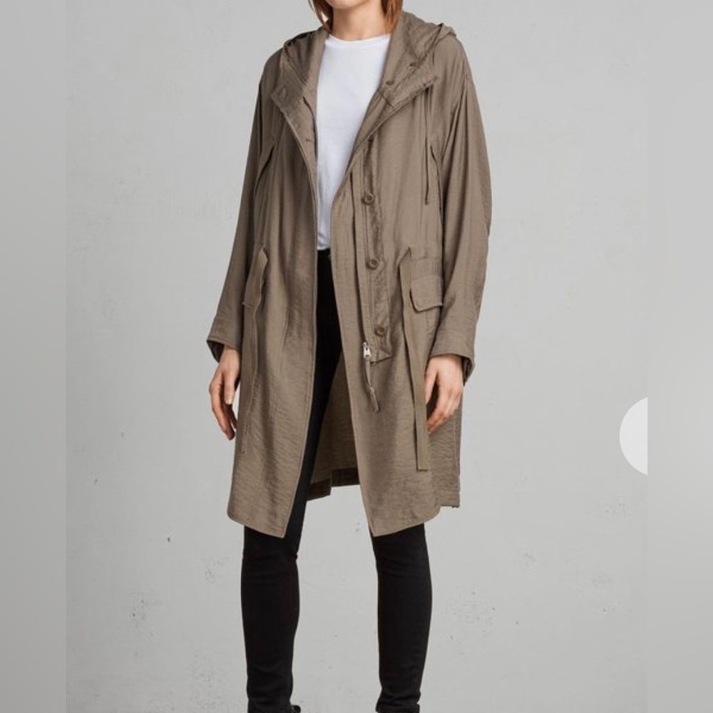 ALL SAINTS Kinsley Parka Size Small